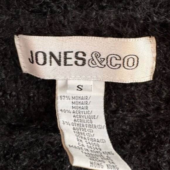 2/$18 SALE! Jones Boucle Sweater Womens S Mohair Blend Textured Oversized Long - Picture 4 of 7